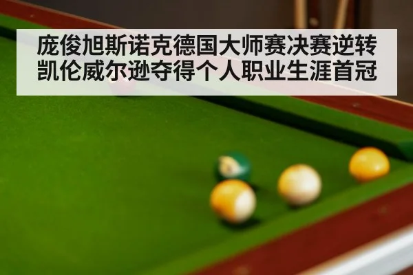 snooker final match